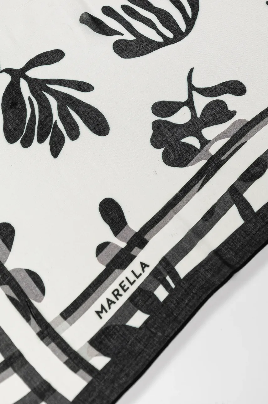 Шарф Marella BRACCO женская цвет белый узор 2513541087200 Шарф Marella BRACCO женская цвет белый узор 2513541087200