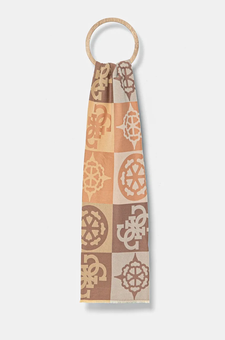 Levně Šátek Guess béžová barva, AW5248 POL03