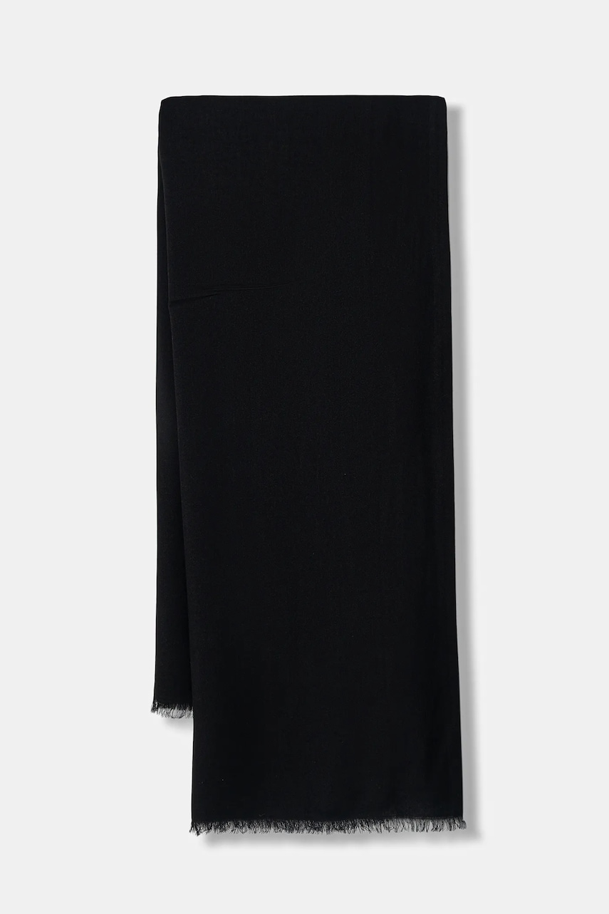 Sisley șal culoarea verde, uni, 6HIKWU024