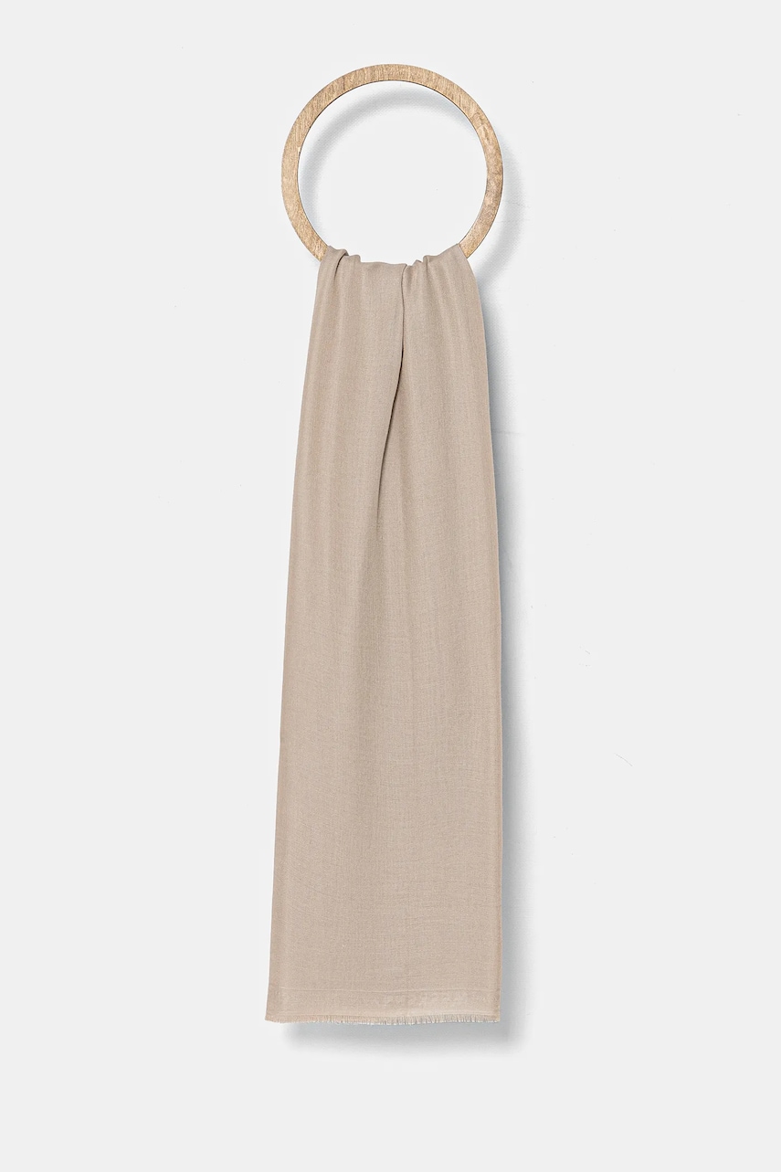 Weekend Max Mara esarfa femei, culoarea bej, modelator, 2515541054600
