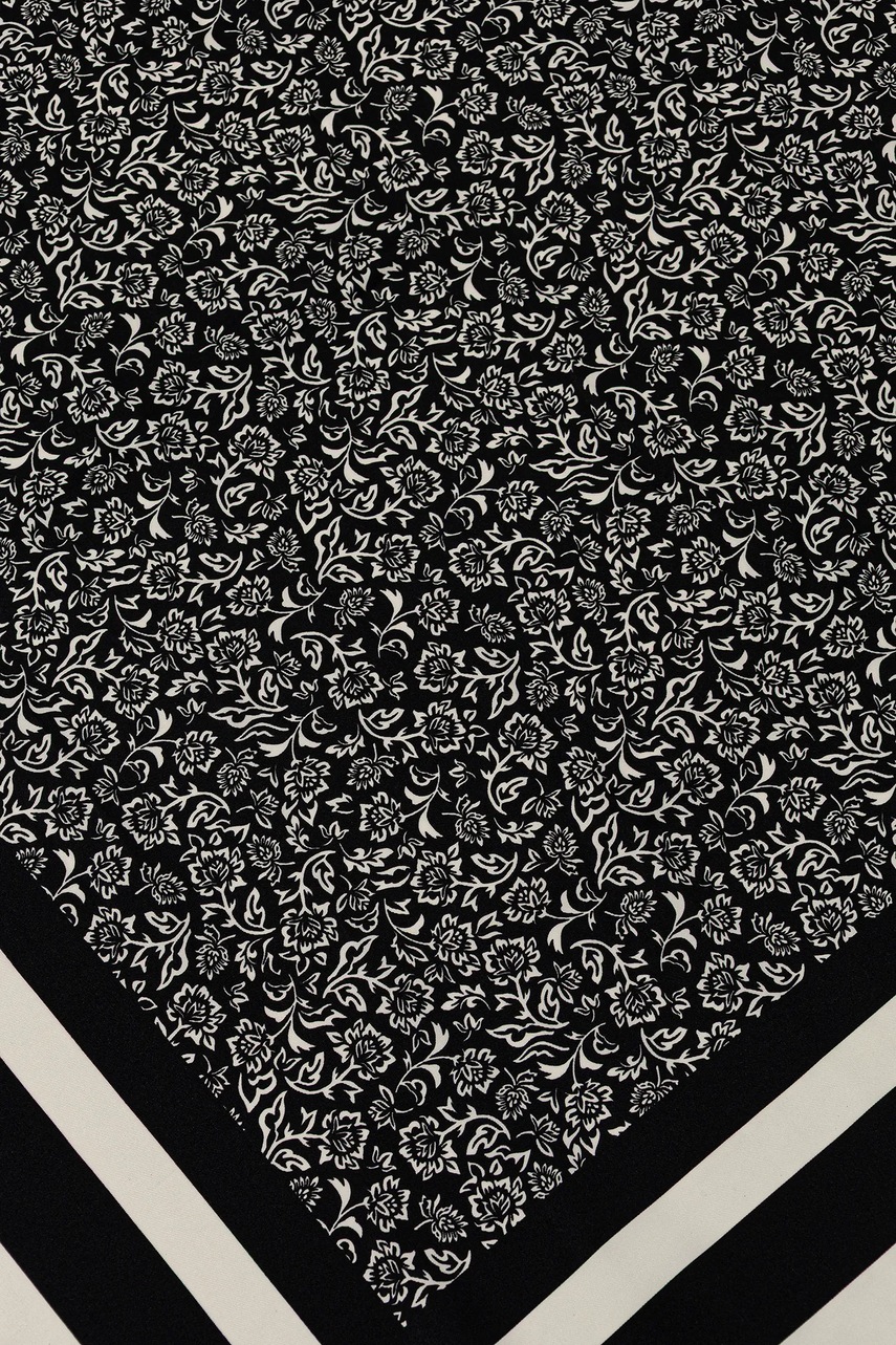 Платок United Colors of Benetton цвет зелёный узор 6SJ9DU013