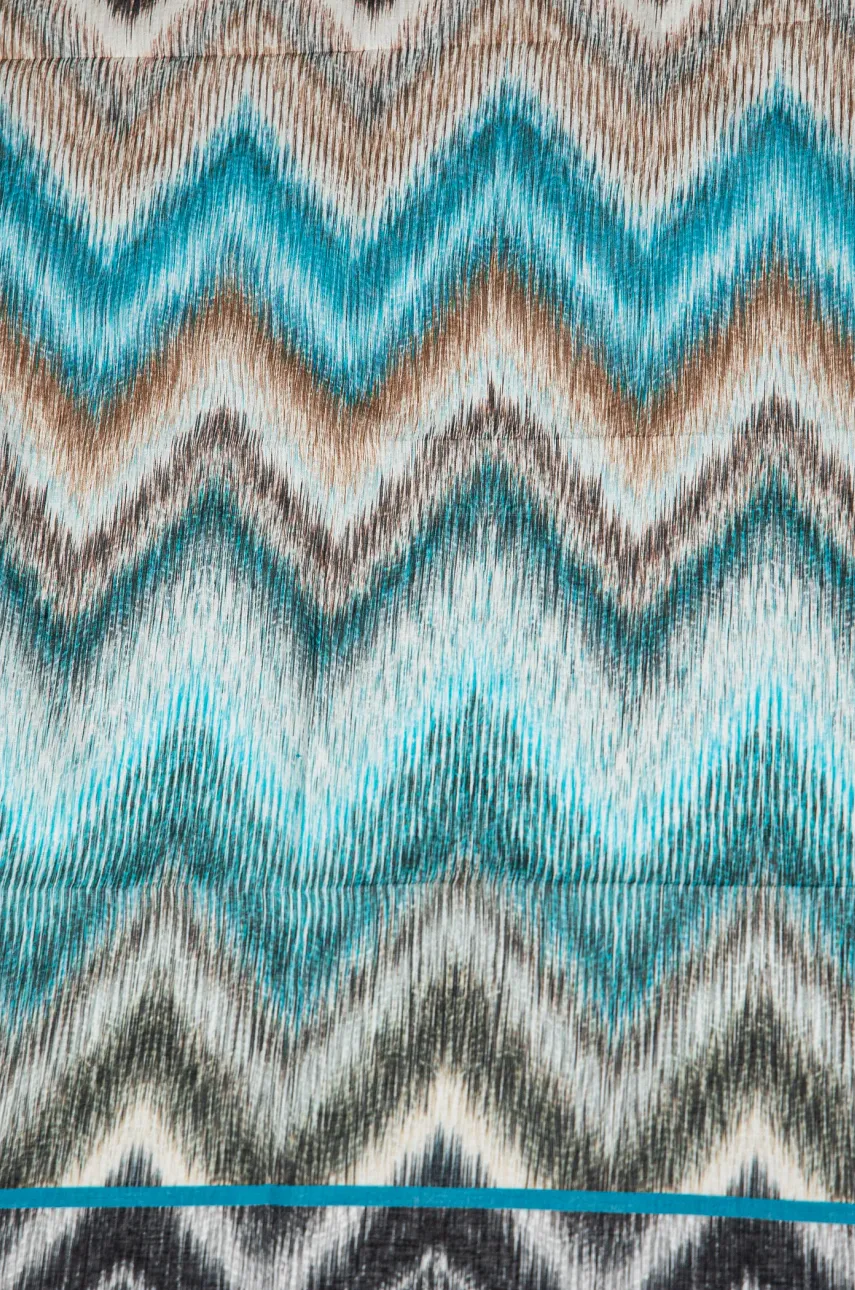 Хлопковый платок на шею Missoni женский узор BD74CODA058 Хлопковый платок на шею Missoni женский узор BD74CODA058