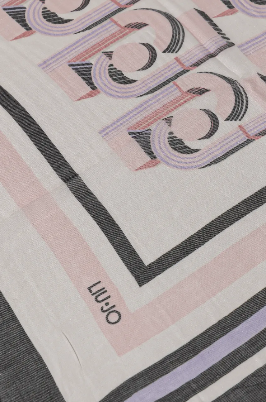 Платок Liu Jo женский цвет чёрный узор 2A5024 T0300 Платок Liu Jo женский цвет чёрный узор 2A5024 T0300