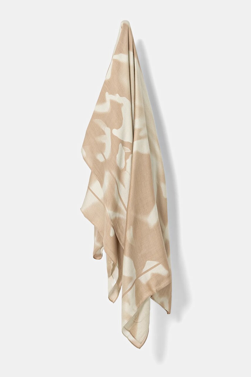 Levně Šátek Calvin Klein béžová barva, K60K612973