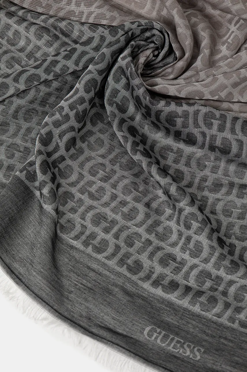 Шарф Guess женский цвет чёрный узорный AW5279 COT03 Шарф Guess женский цвет чёрный узорный AW5279 COT03