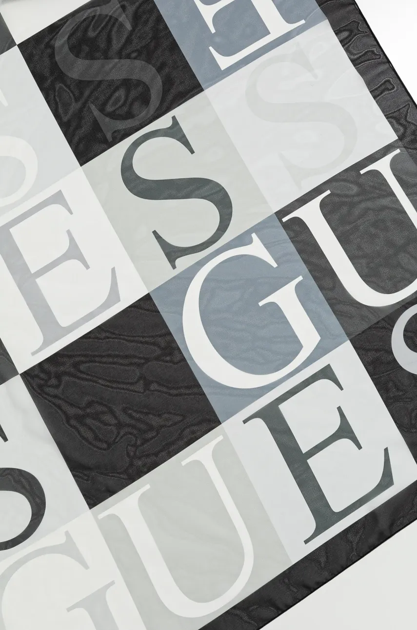 Платок Guess женский цвет чёрный узор AW5295 SIL12 Платок Guess женский цвет чёрный узор AW5295 SIL12