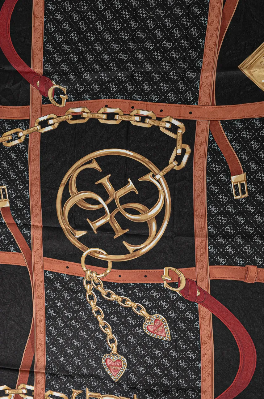 Платок Guess женский цвет серый узор AW5301 SIL03 Платок Guess женский цвет серый узор AW5301 SIL03