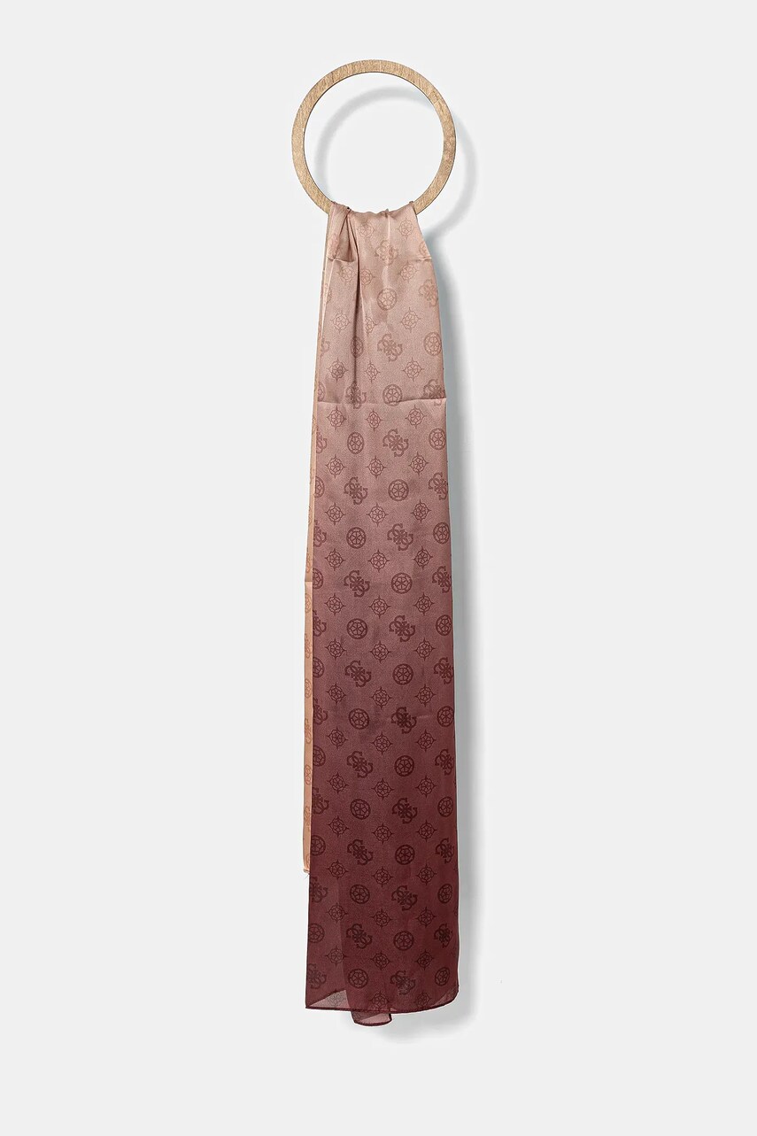 Levně Šála Guess CRESIDIA béžová barva, AW5308 POL03