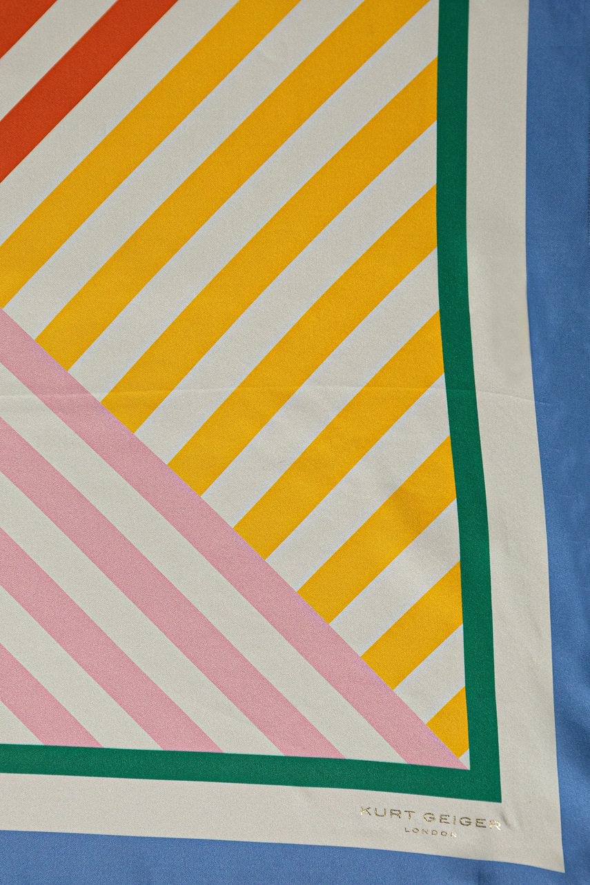 Шелковый платок на шею Kurt Geiger London женский узор 2098593469 Шелковый платок на шею Kurt Geiger London женский узор 2098593469