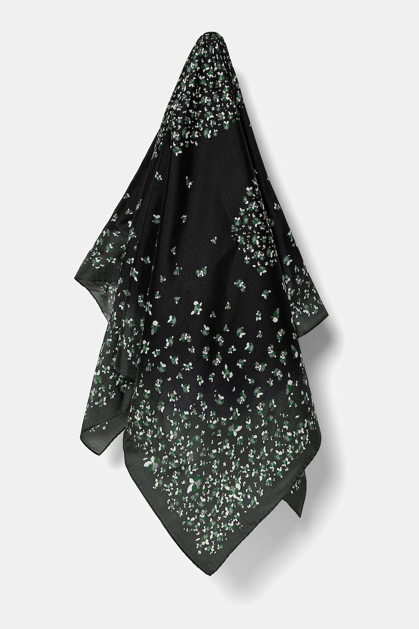 MICHAEL Michael Kors esarfa de matase culoarea verde, cu imprimeu, 540207