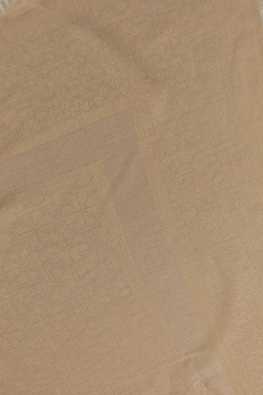 Шарф с примесью шерсти Kate Spade цвет бежевый узор 29KS1004619