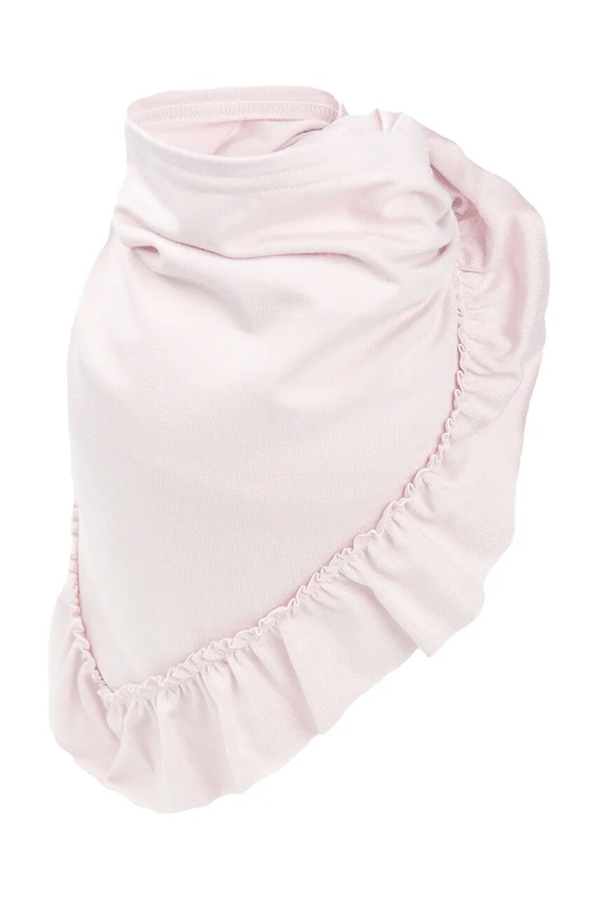 Jamiks fular copii ELINNOR culoarea roz, neted, JWH090