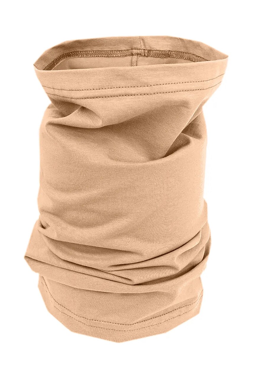 Levně Dětský nákrčník Jamiks WES hnědá barva, hladký, JWH022