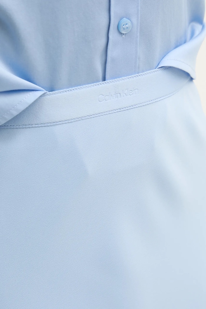 Φούστα Calvin Klein χρώμα: μπλε, K20K207884 φωτογραφία