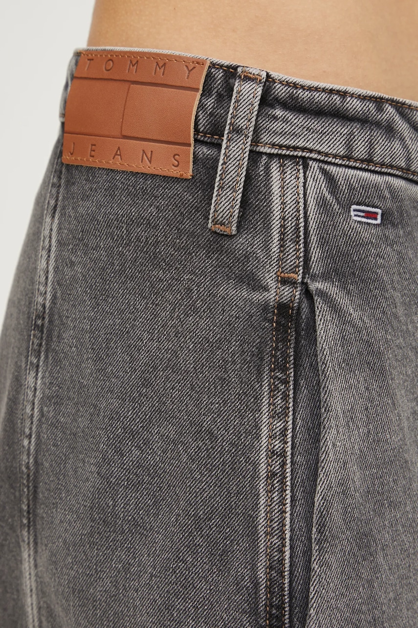 Rifľová sukňa Tommy Jeans