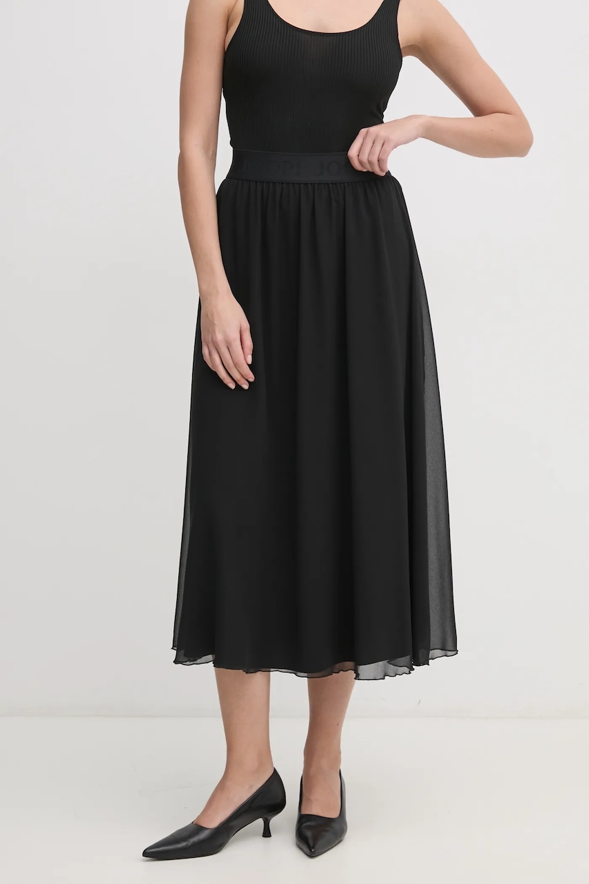 Joop! fusta culoarea negru, midi, evazati, 30044850 10018884 Joop! fusta culoarea negru, midi, evazati, 30044850 10018884