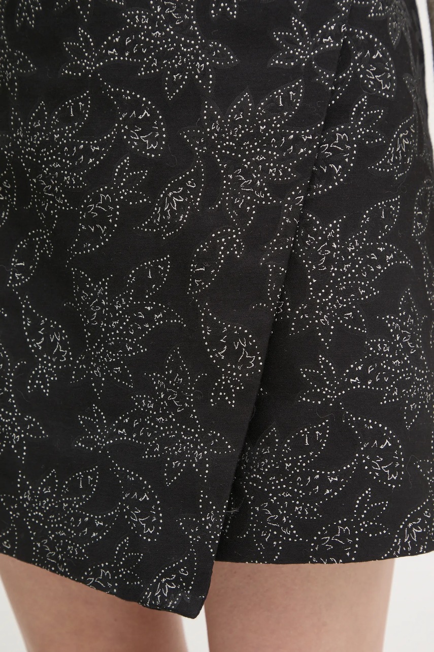 Φούστα Bruuns Bazaar χρώμα: μαύρο, BBW4236 φωτογραφία