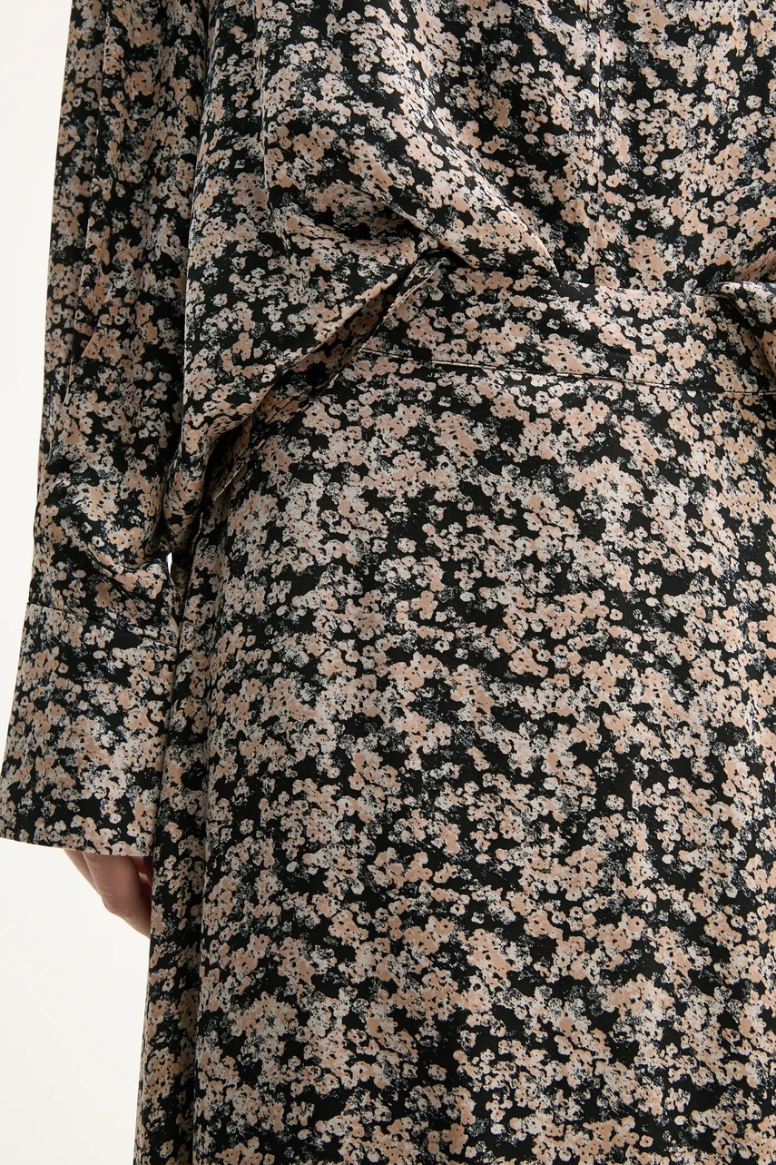 Φούστα Bruuns Bazaar χρώμα: μαύρο, BBW4311 φωτογραφία