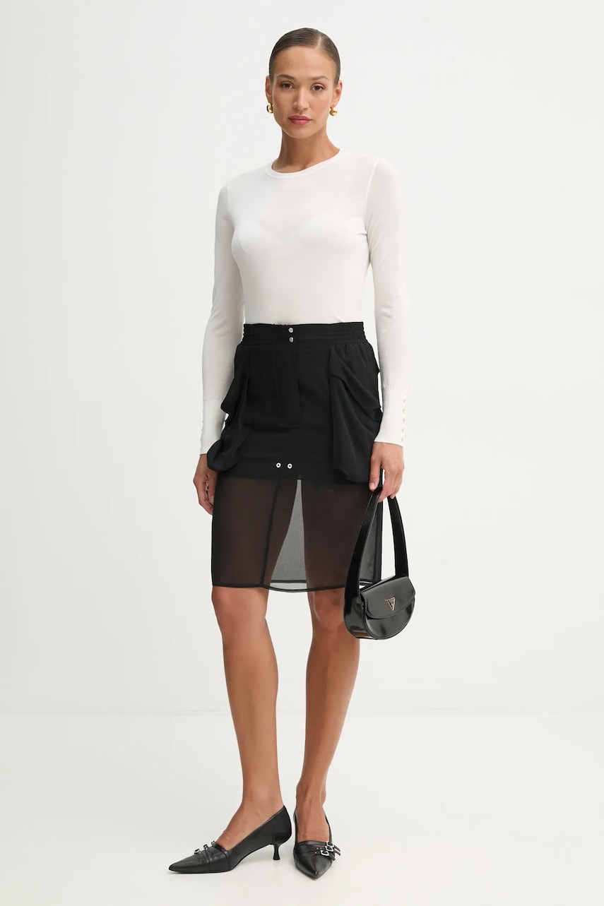 Юбка Pinko цвет чёрный mini прямая 104788 A21F Юбка Pinko цвет чёрный mini прямая 104788 A21F