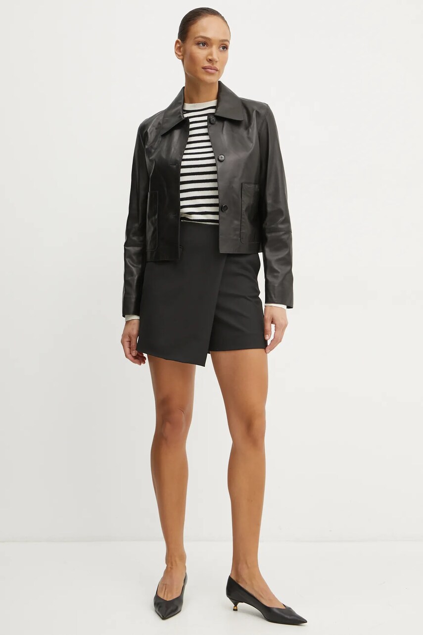 Брюки-юбка Karl Lagerfeld цвет чёрный mini прямые A1W12018 Брюки-юбка Karl Lagerfeld цвет чёрный mini прямые A1W12018