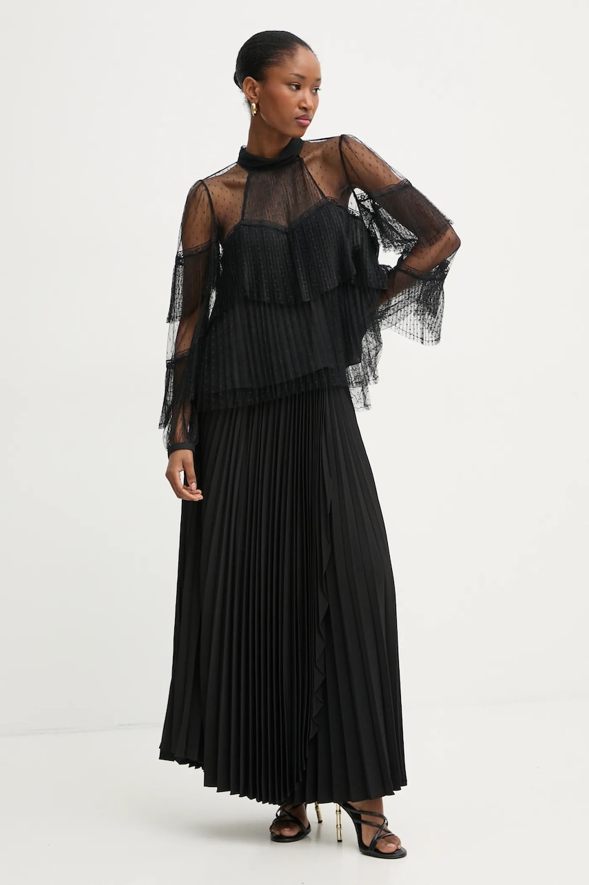 Юбка Twinset цвет чёрный maxi расклешённая 251TP2424 Юбка Twinset цвет чёрный maxi расклешённая 251TP2424
