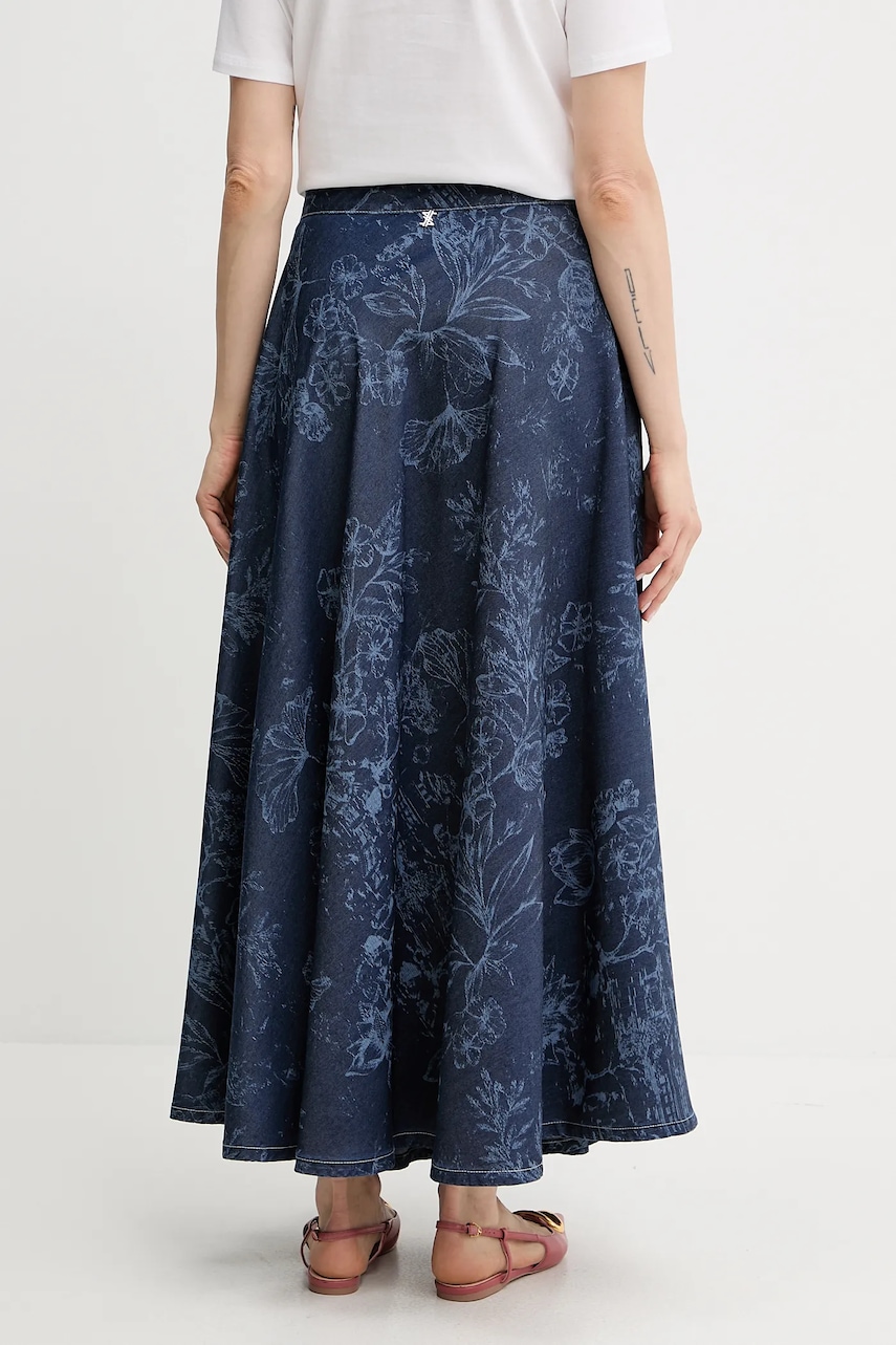 Twinset szoknya sötétkék, maxi, harang alakú, 251AQ2114 termék 2. képe