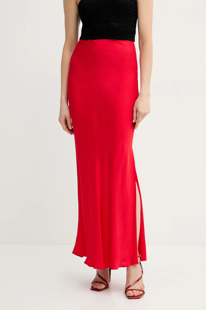 Levně Sukně Twinset červená barva, maxi, 251TT2193