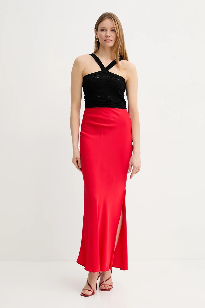 Юбка Twinset цвет красный maxi прямая 251TT2193 Юбка Twinset цвет красный maxi прямая 251TT2193