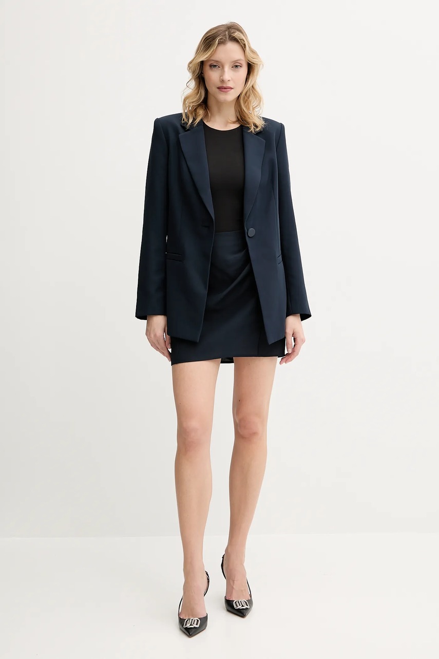 Юбка Armani Exchange цвет синий mini карандаш XW000448 AF12750