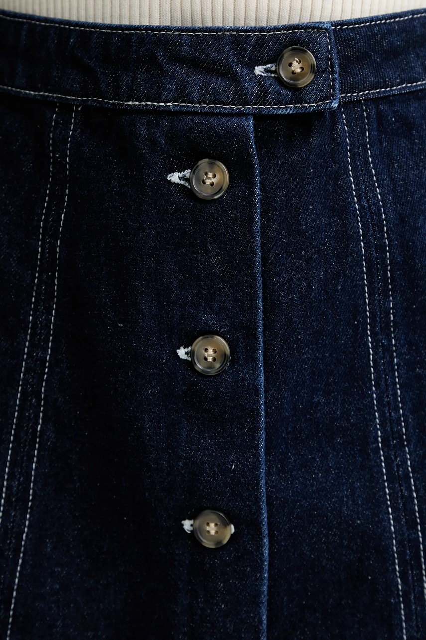 Džínová sukně A.P.C. jupe pipa (obrázek 4)