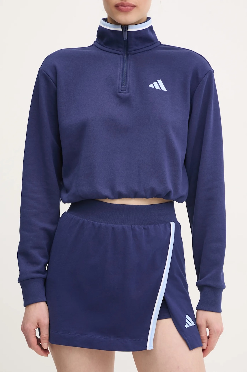 adidas fusta W CB Color Pop culoarea albastru marin, mini, evazati, JG6210 adidas fusta W CB Color Pop culoarea albastru marin, mini, evazati, JG6210