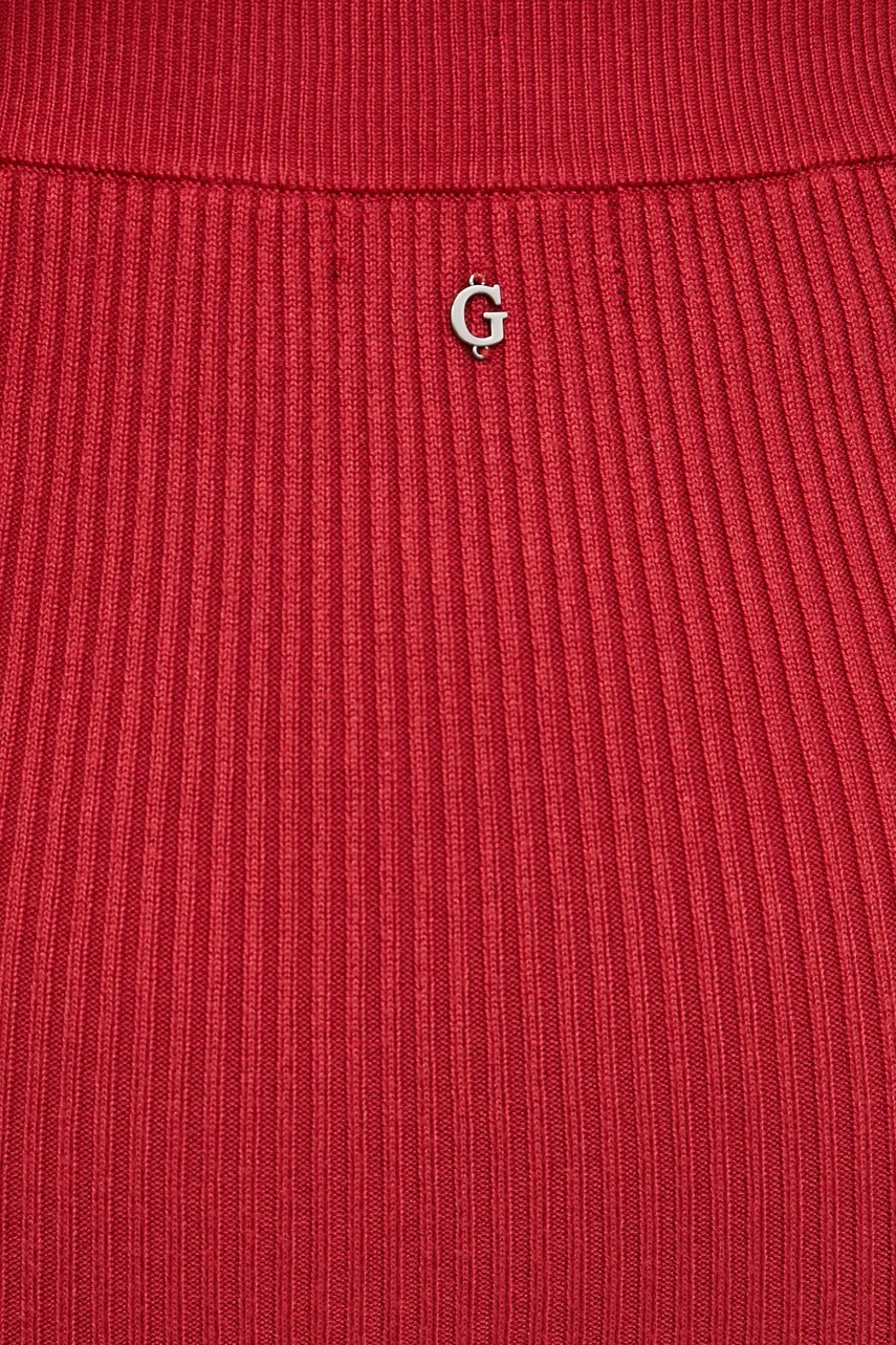 Φούστα Guess KATELYN χρώμα: μπορντό, W5RD15 Z2V62 φωτογραφία