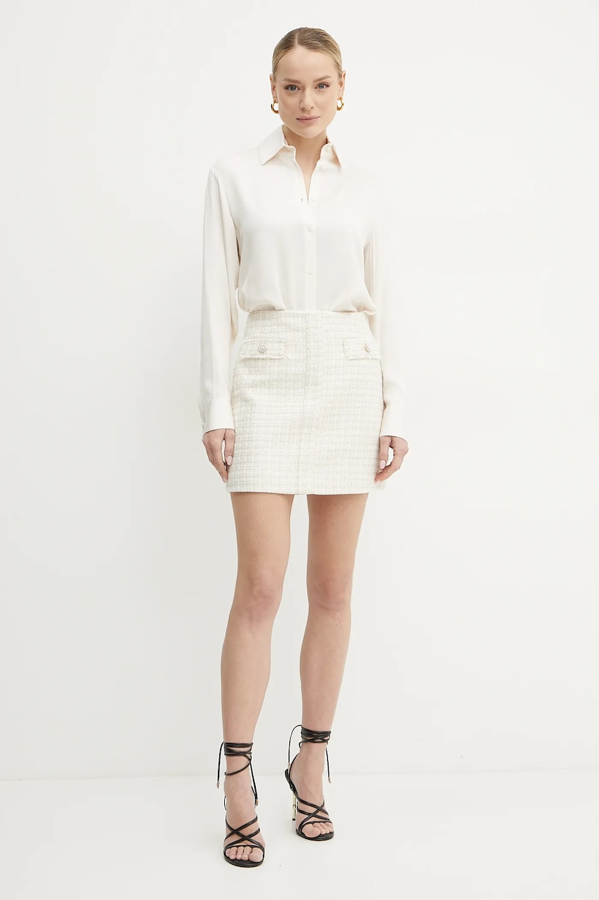 Юбка Guess DAPHNEE цвет бежевый mini карандаш W5RD63 WGW82 Юбка Guess DAPHNEE цвет бежевый mini карандаш W5RD63 WGW82