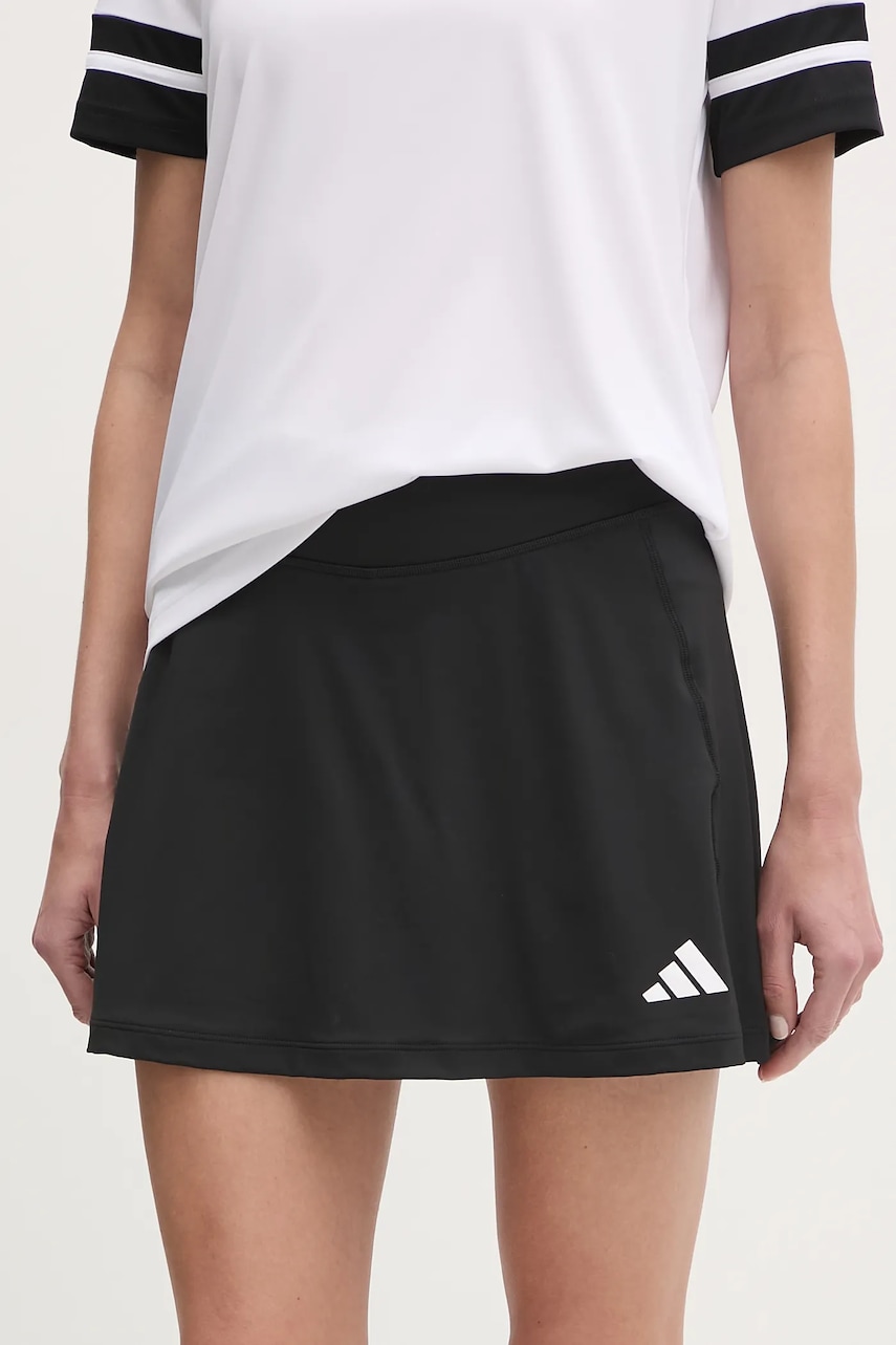adidas Performance fustă sport Optime culoarea negru, mini, drept, JG6172 adidas Performance fustă sport Optime culoarea negru, mini, drept, JG6172