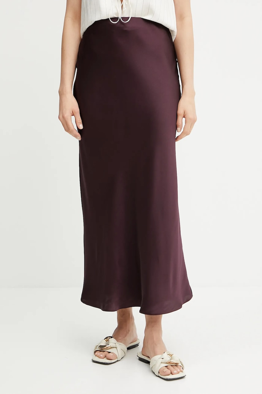 Marella fustă Emme by Marella culoarea rosu, maxi, evazati, 2515101022200 Marella fustă Emme by Marella culoarea rosu, maxi, evazati, 2515101022200
