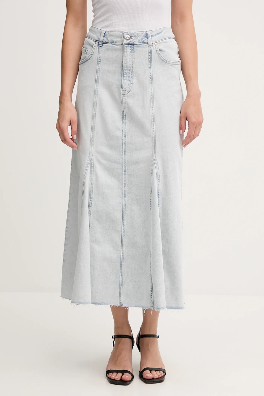 OUI fustă jeans midi, drept, 92888 OUI fustă jeans midi, drept, 92888