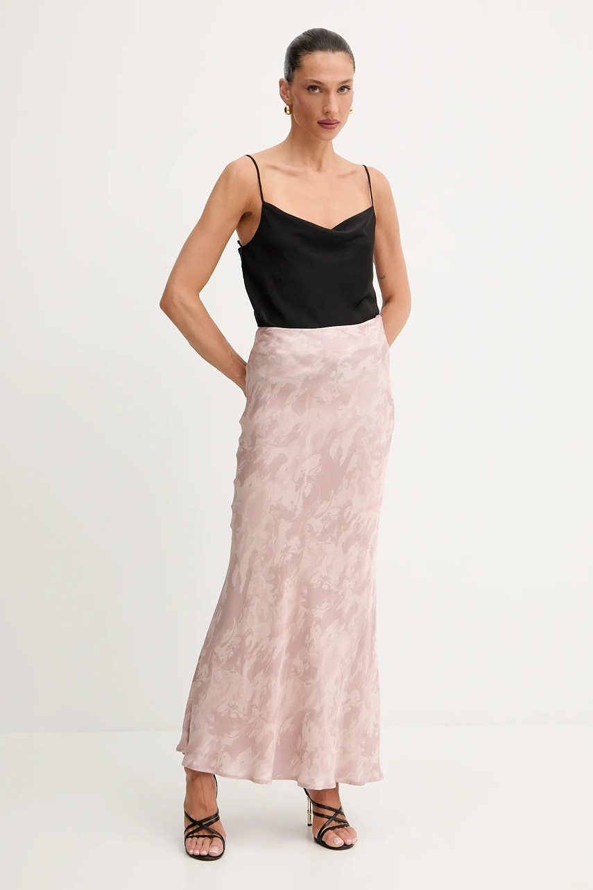 Юбка Pinko REIMAGINE by Patrick Mcdowell цвет розовый maxi расклешённая 105160 A2JM