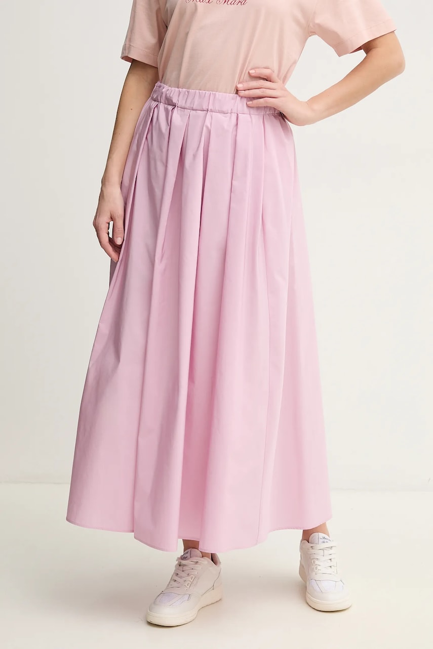 Weekend Max Mara fusta culoarea violet, maxi, evazati, 2515101011600 Weekend Max Mara fusta culoarea violet, maxi, evazati, 2515101011600