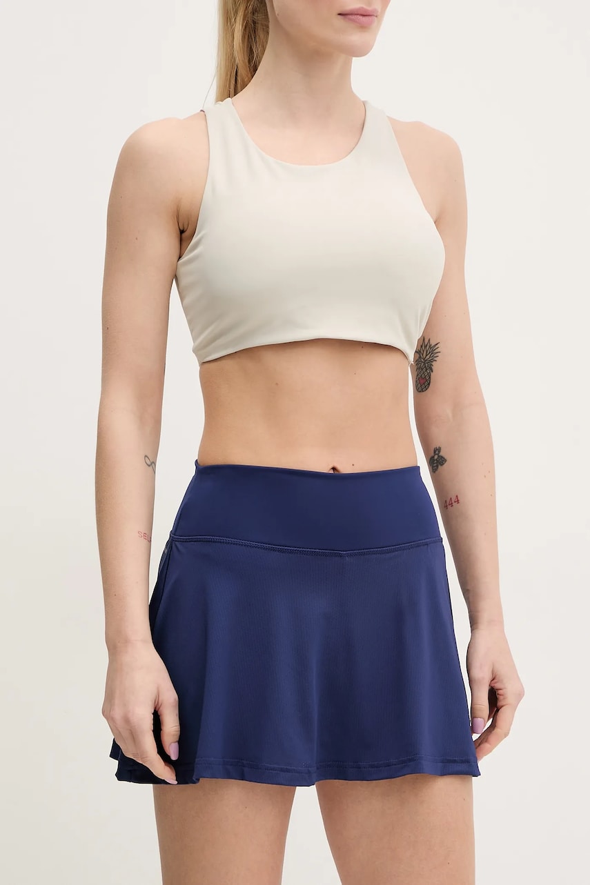 adidas Performance fustă sport Tennis culoarea albastru marin, mini, evazati, JN1972 adidas Performance fustă sport Tennis culoarea albastru marin, mini, evazati, JN1972