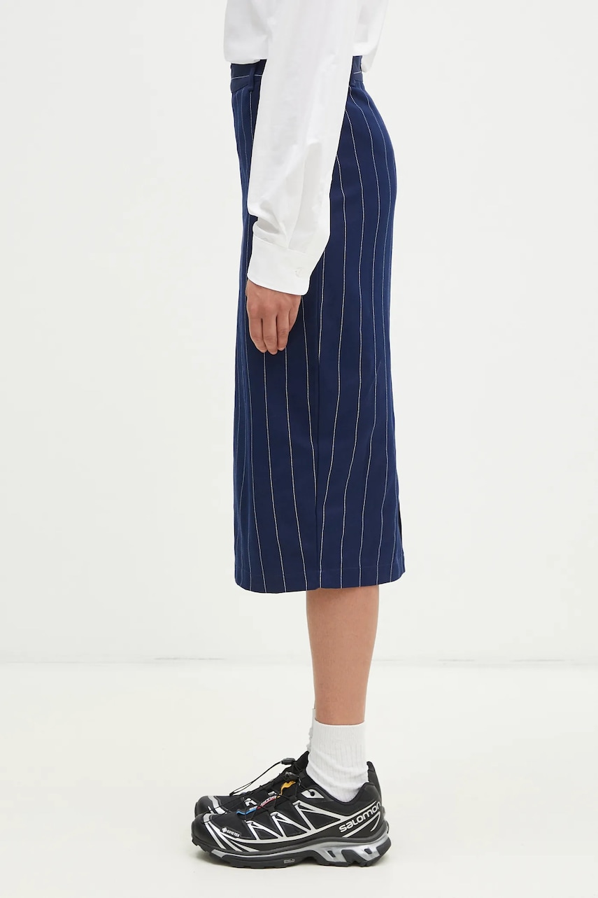 Юбка adidas Originals Pencil Skirt цвет синий midi карандаш JD2576 Юбка adidas Originals Pencil Skirt цвет синий midi карандаш JD2576