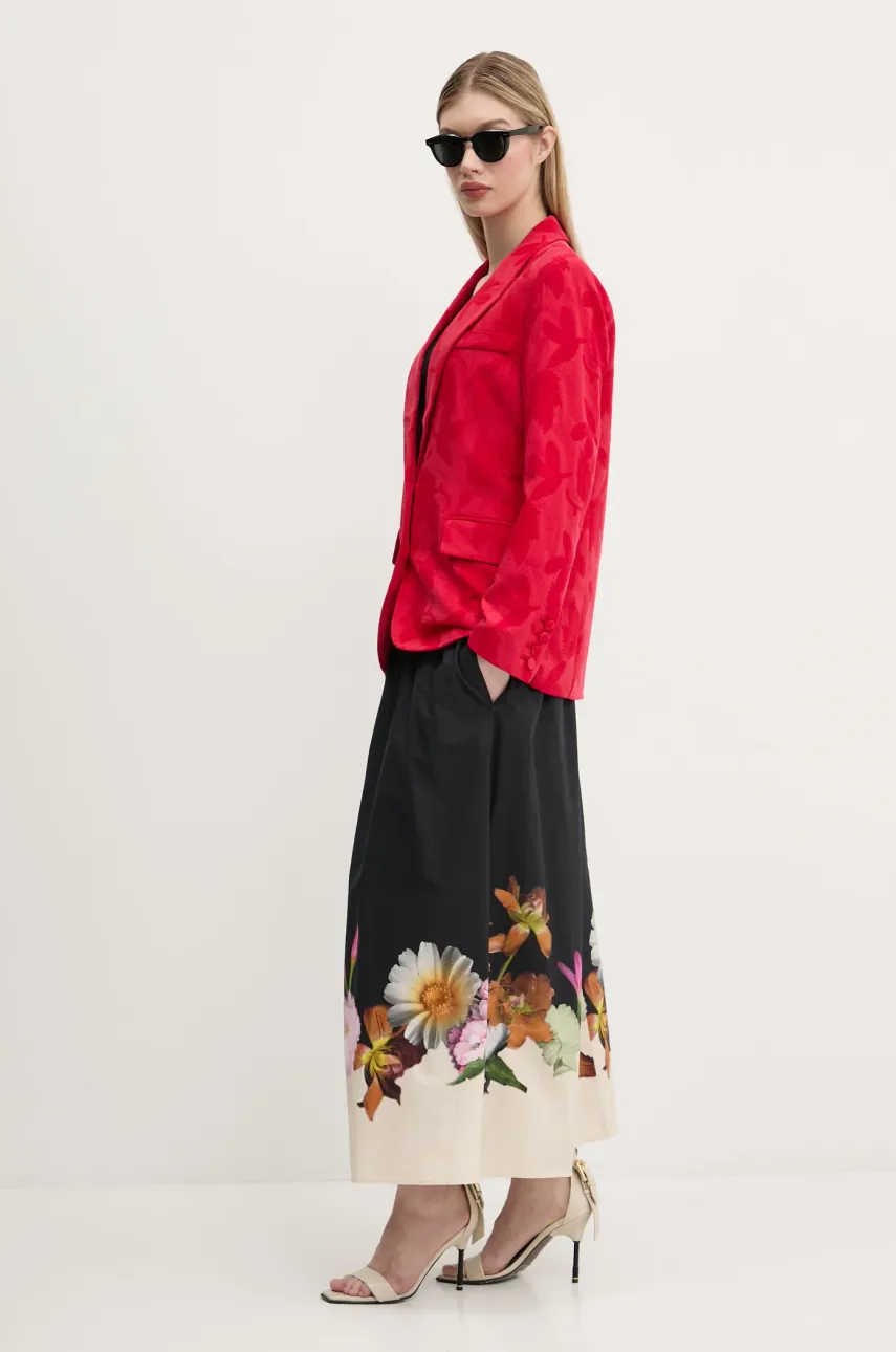 Хлопковая юбка Desigual LINDO цвет чёрный midi расклешённая 25SWFW18 Хлопковая юбка Desigual LINDO цвет чёрный midi расклешённая 25SWFW18