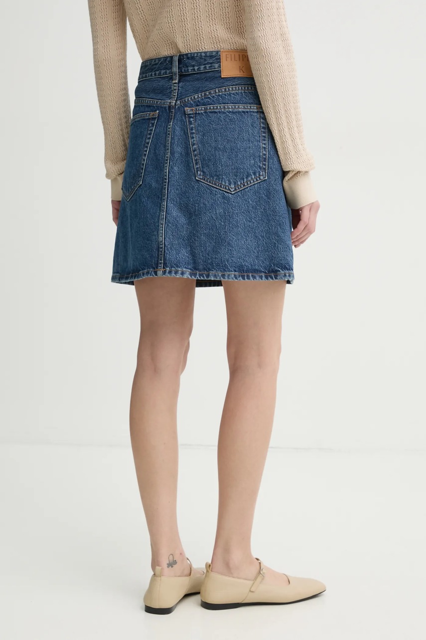 Filippa K farmer szoknya mini, harang alakú, 31375 termék 2. képe