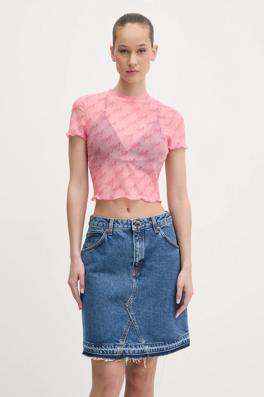 Džínová sukně HUGO (obrázek 4)