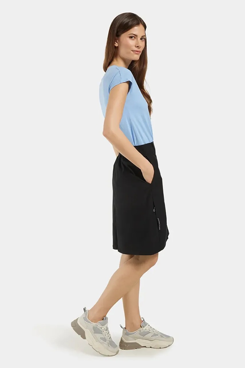 Φούστα Didriksons LIV χρώμα: μαύρο, 503624 φωτογραφία