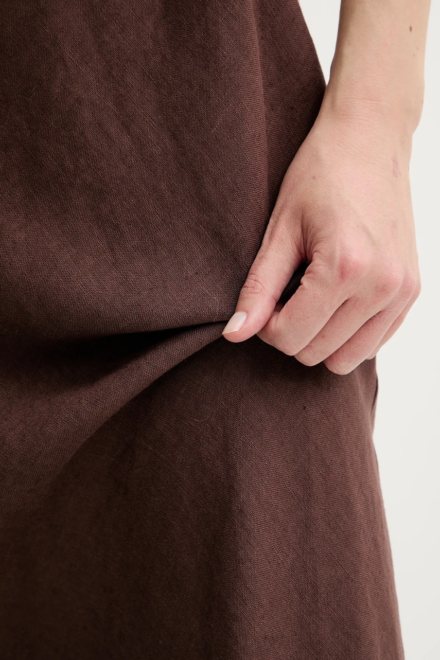 Λινή φούστα Samsoe Samsoe SAAGNETA φωτογραφία