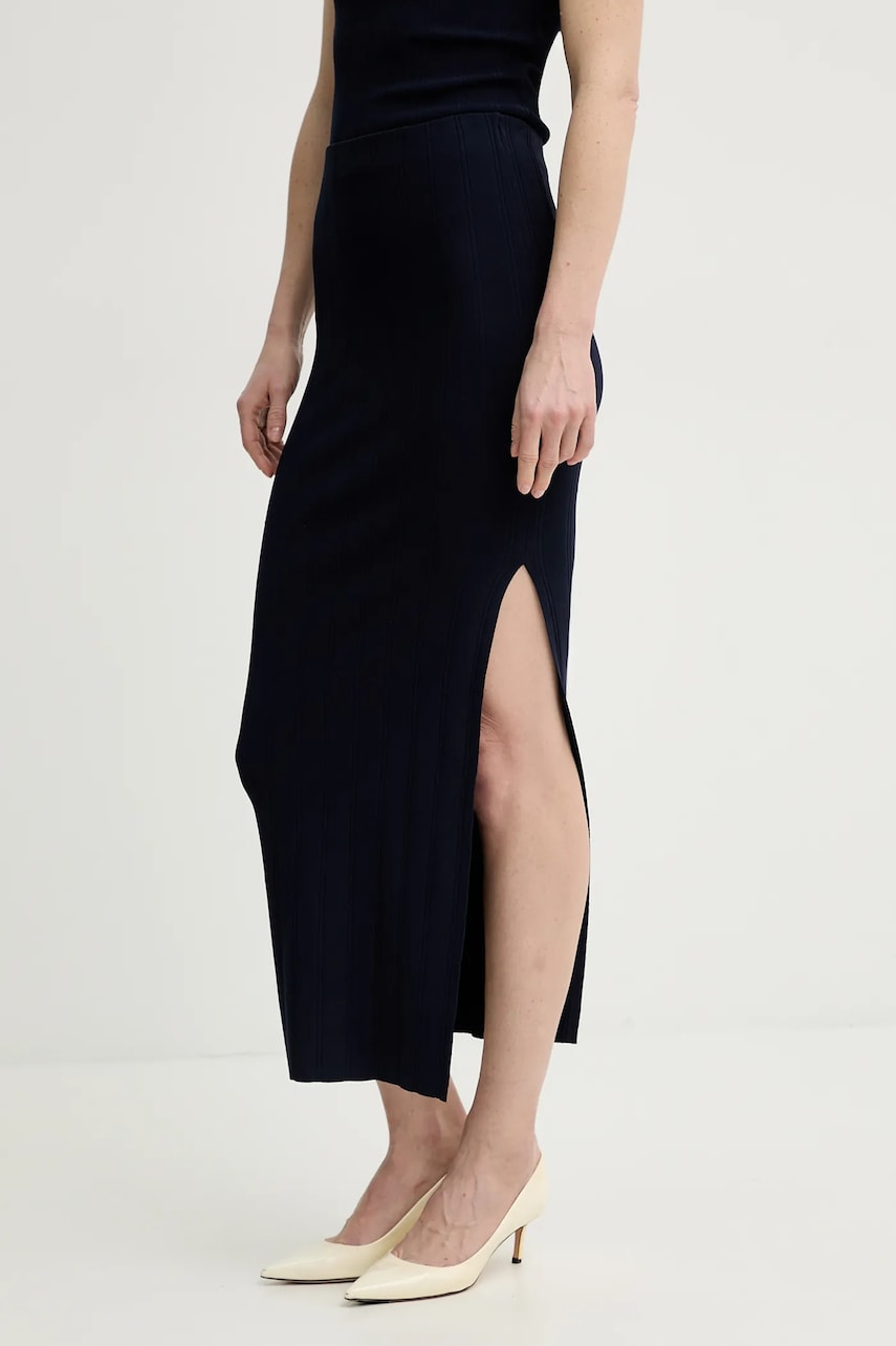 Remain fusta culoarea albastru marin, maxi, drept, 5024981566 Remain fusta culoarea albastru marin, maxi, drept, 5024981566