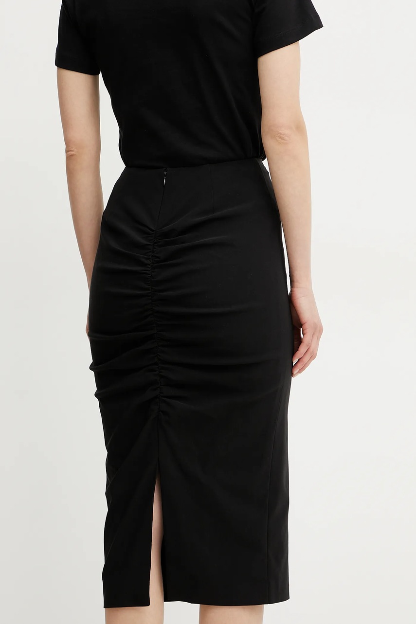 Φούστα Guess JAYLA χρώμα: μαύρο, W5GD93 WGMR2 φωτογραφία