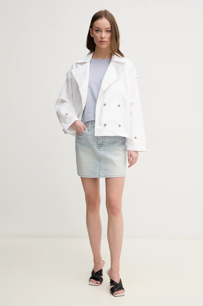 Джинсовая юбка Dkny mini карандаш DJ4K9525 Джинсовая юбка Dkny mini карандаш DJ4K9525