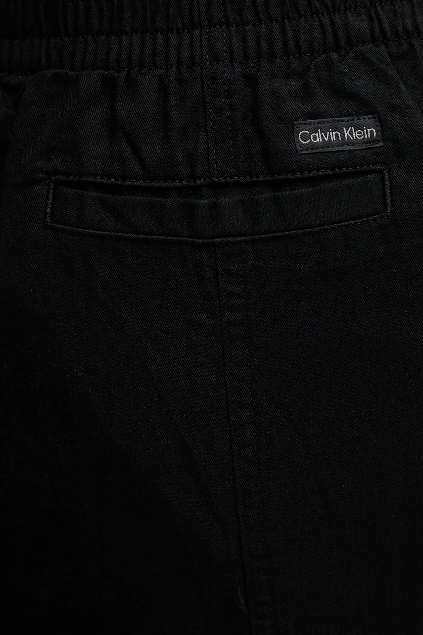 Φούστα από λινό μείγμα Calvin Klein Jeans φωτογραφία