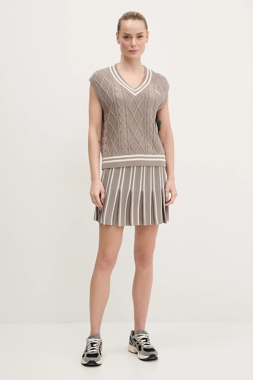 Юбка Guess цвет коричневый mini расклешённая V5GD00 Z3D60 Юбка Guess цвет коричневый mini расклешённая V5GD00 Z3D60